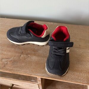 Kids Black and Red Sneakers
